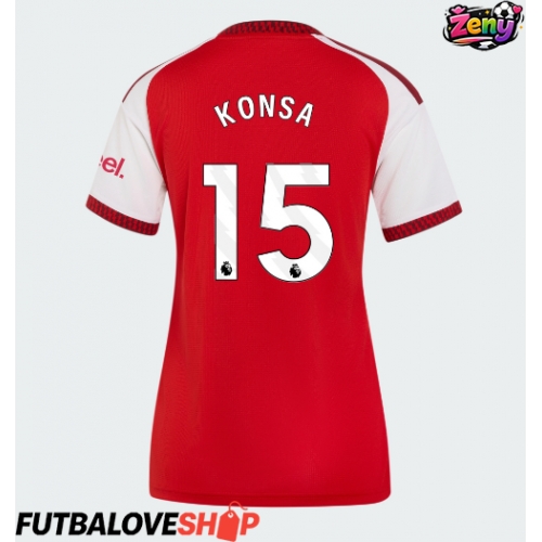Dres Arsenal Ezri Konsa #15 Domáci pre Ženy 2026-27 Krátky Rukáv